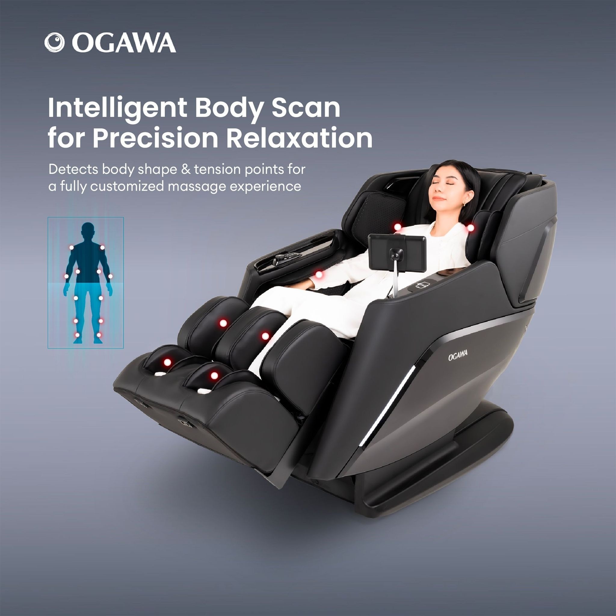 OGAWA NUOVABLAC Duo Comfort Massage Chair Free Massage Chair Cover