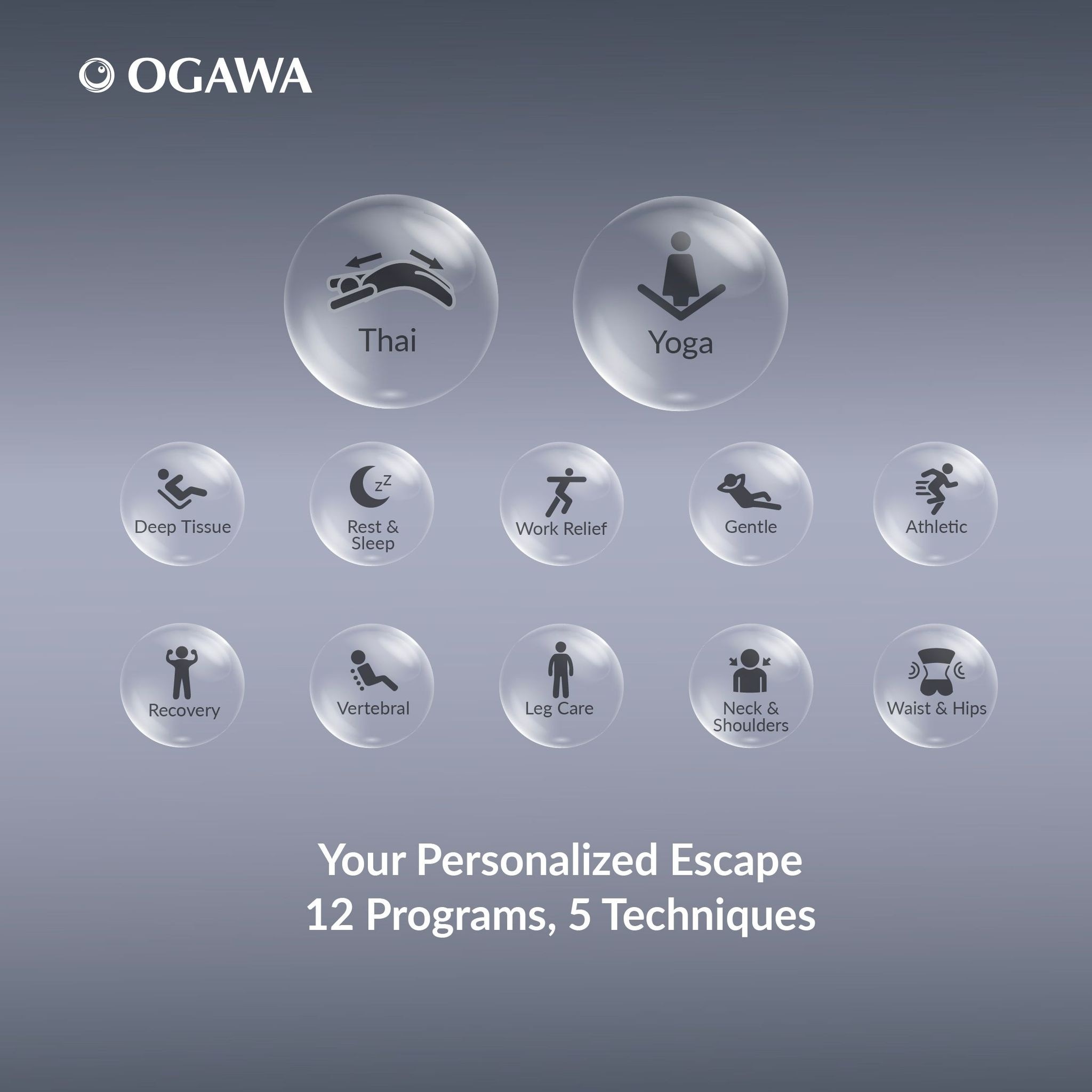 OGAWA NUOVABLAC Duo Comfort Massage Chair Free Massage Chair Cover