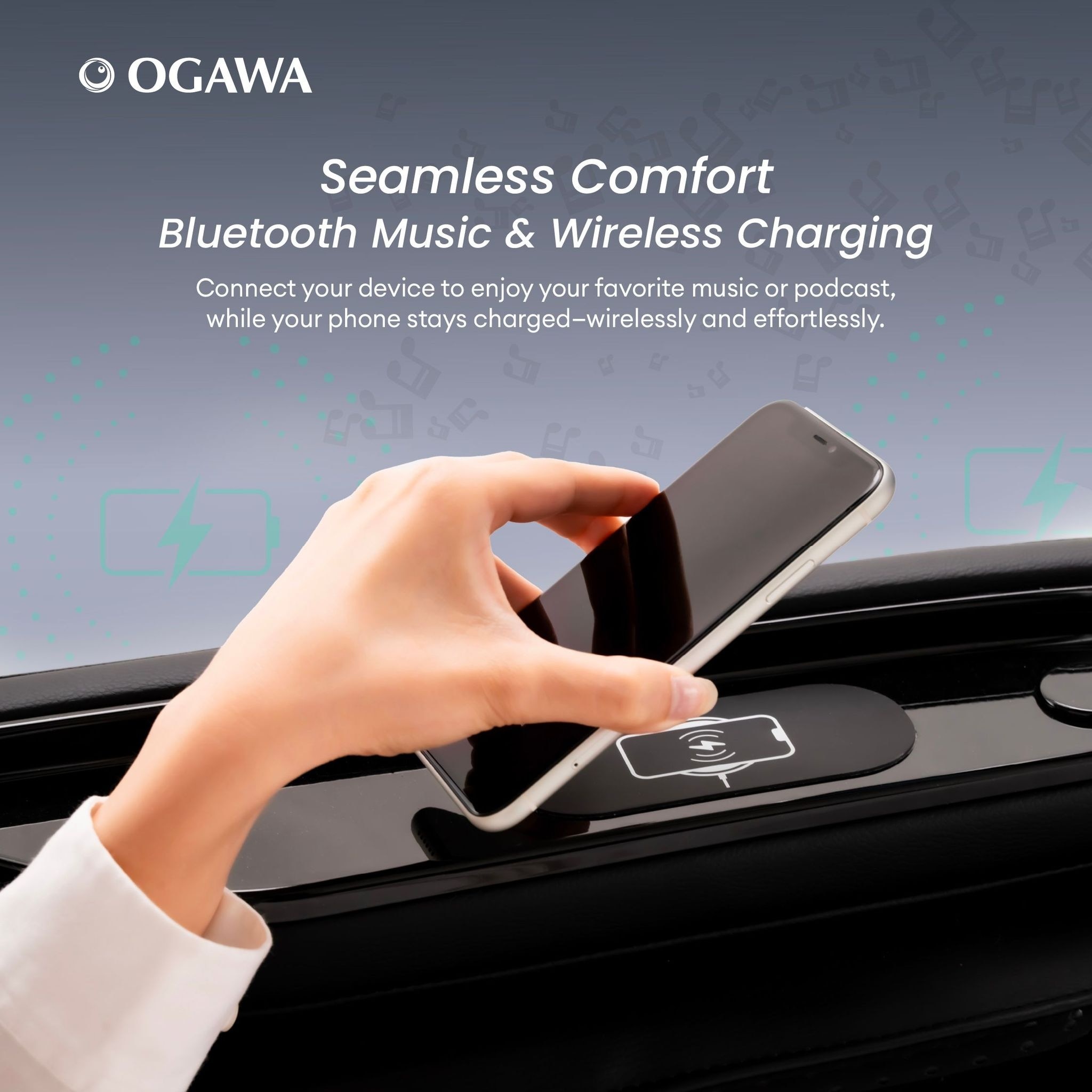 OGAWA NUOVABLAC Duo Comfort Massage Chair Free Massage Chair Cover