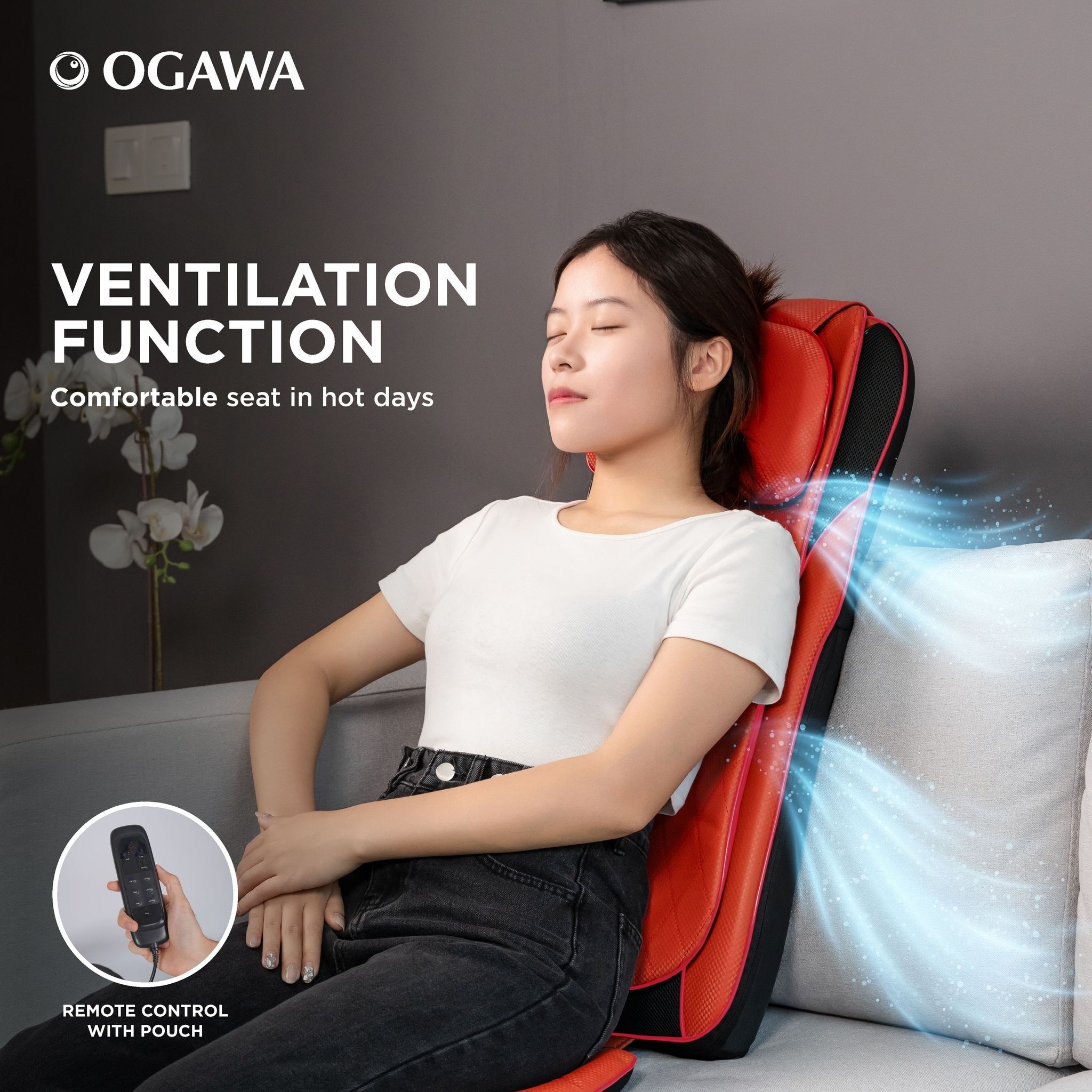 OGAWA Mobile Seat XE Duo Pro 2.0 Portable Massage Cushion