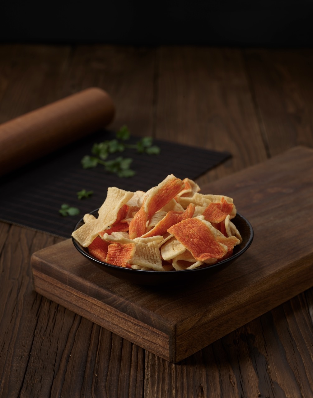 Crusty's Original Crispy Crab Chips 80g image