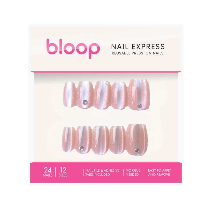 Hybrid Press On Nail Manicure D32