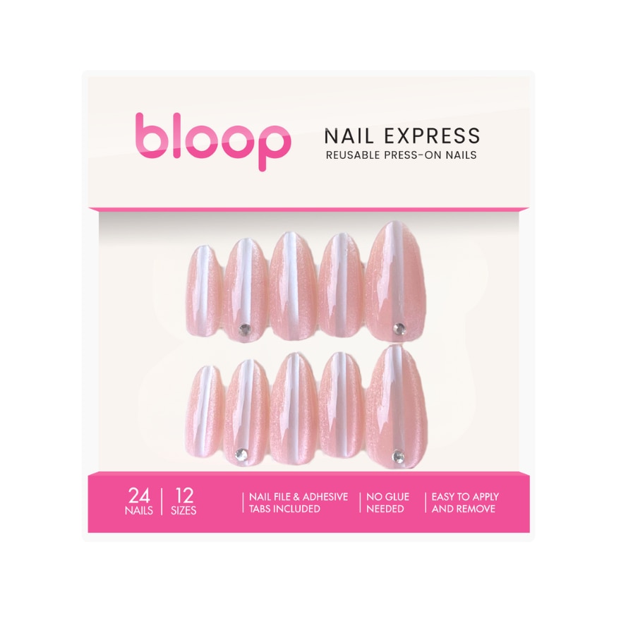 Hybrid Press On Nail Manicure D33