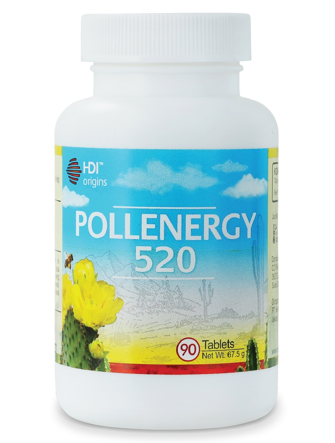 HDI Origins™ Pollenergy 520 - 250+ Nutrients - Support Stamina Improve Metabolism - Kesihatan Minda Jantung - 90 Tablets