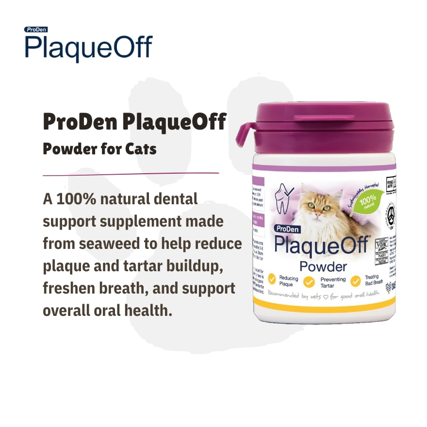 Proden PlaqueOff Powder for Cats 40g