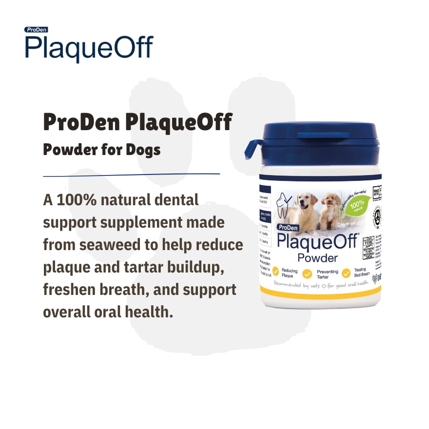 Proden PlaqueOff Powder for Dogs 40g