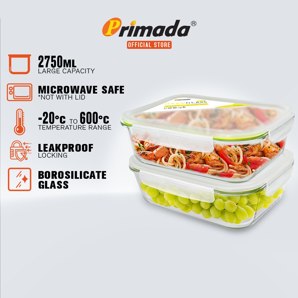 Primada Oven Glass Container FG082