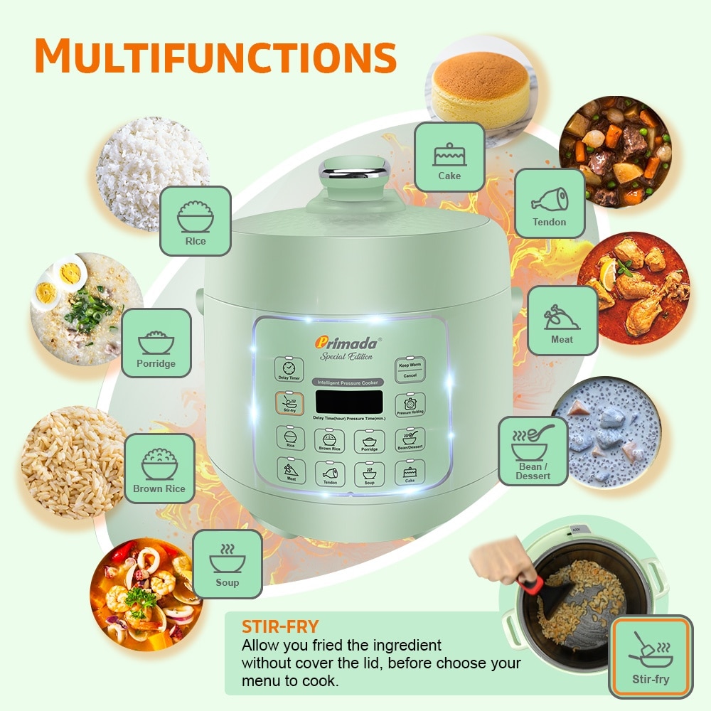 Special Edition Intelligent Pressure Cooker MPC2550 Green