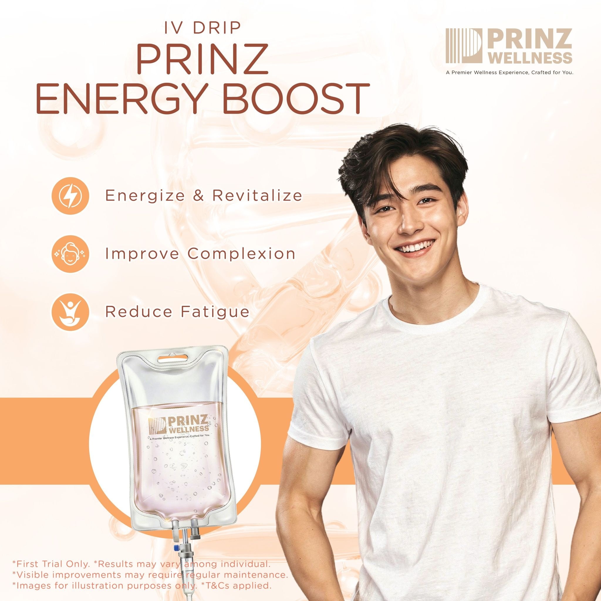 Prinz Energy Boost IV Drip (Energy & Vitality) – Prinz Wellness