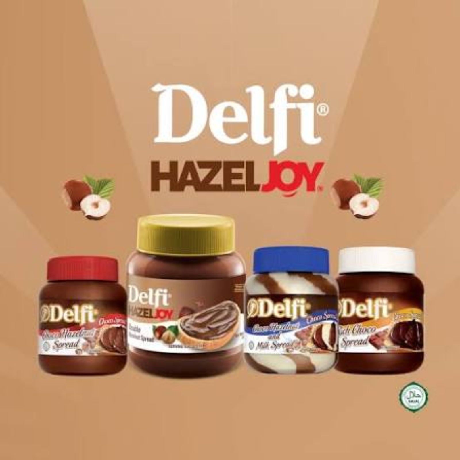 Delfi Hazeljoy Choco Spread 170g