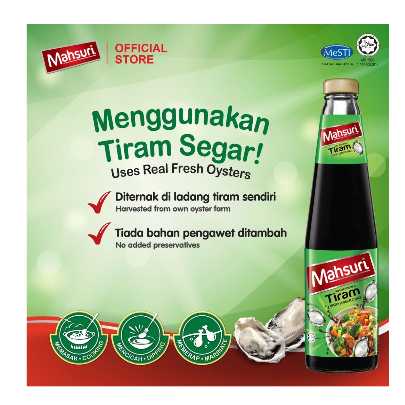 Mahsuri Sos Berperisa Tiram 255g