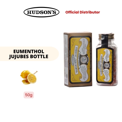 HUDSON'S - Hudson's Eumenthol Jujubes Bottle Honey Lemon 50g image
