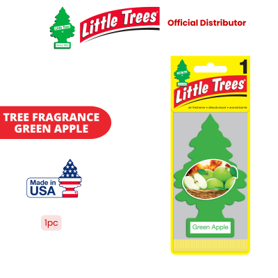 LITTLE TREES - Little Trees Car Air Freshener Green Apple - Hanging Tree Provides Long Lasting Scent 1pc