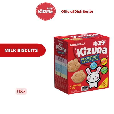 KIZUNA - Morinaga Kizuna Baby Milk Biscuits (2 Packs in 1 Box) 52g [1 yr & above]