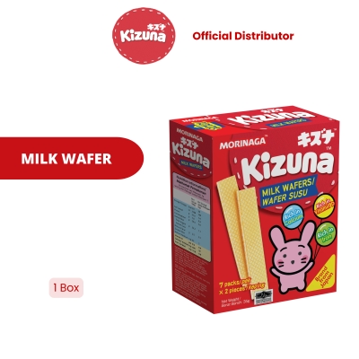 KIZUNA - Morinaga Kizuna Baby Milk Wafers (7 Packs in 1 Box) 35g [1 yr & above]