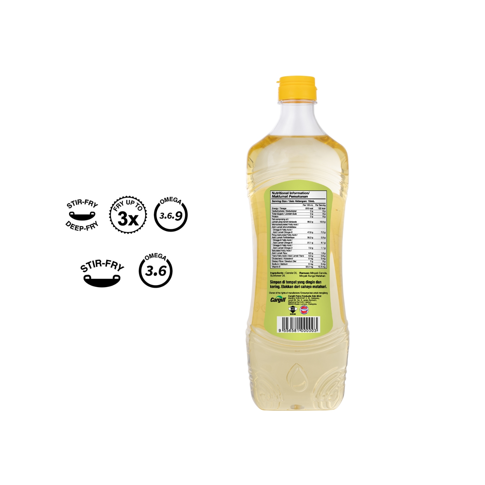 Clear Valley Sunflower & Canola Cooking Oil Blends 1kg