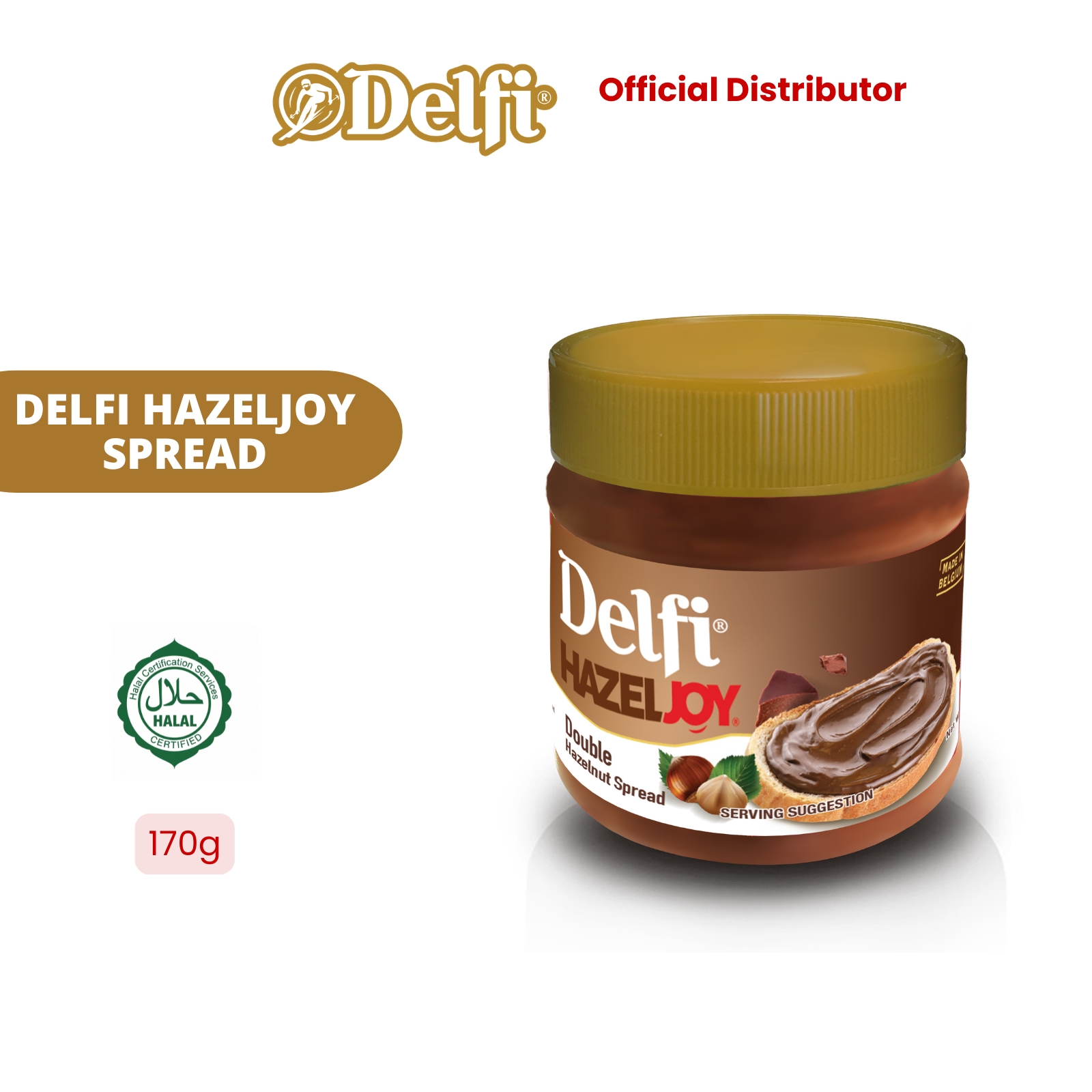 Delfi Hazeljoy Choco Spread 170g