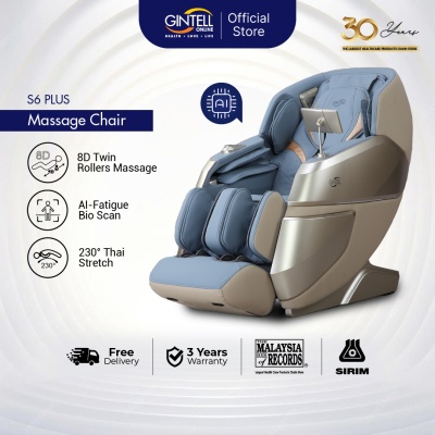 GINTELL S6 Plus 8 Hands Wellness Chair GT9986GG