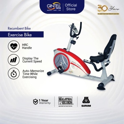 GINTELL - Recumbent Fitness Bike FT8601R