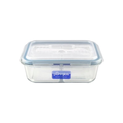 LA GOURMET - La gourmet Pureglas 1000ml Rectangular Container with Cutlery