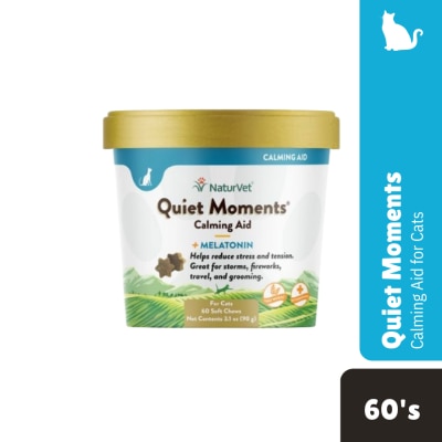 NATURVET - Quiet Moments Cat Soft Chews 60s