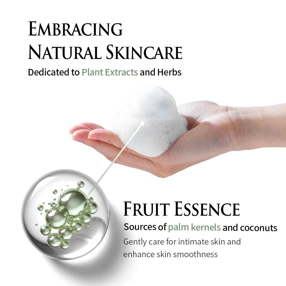 Rose Water Feminine Intimate Cleansing Mousse (White Tea Cool) 170ML