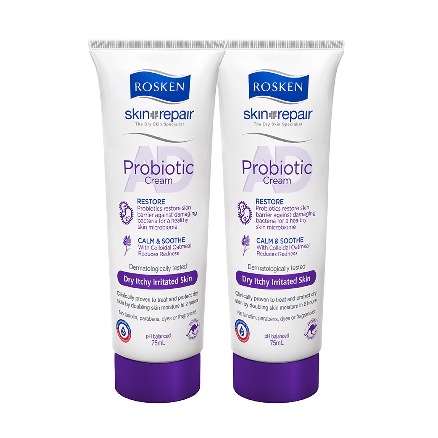 AD Probiotic Cream 75ml Twinpack image