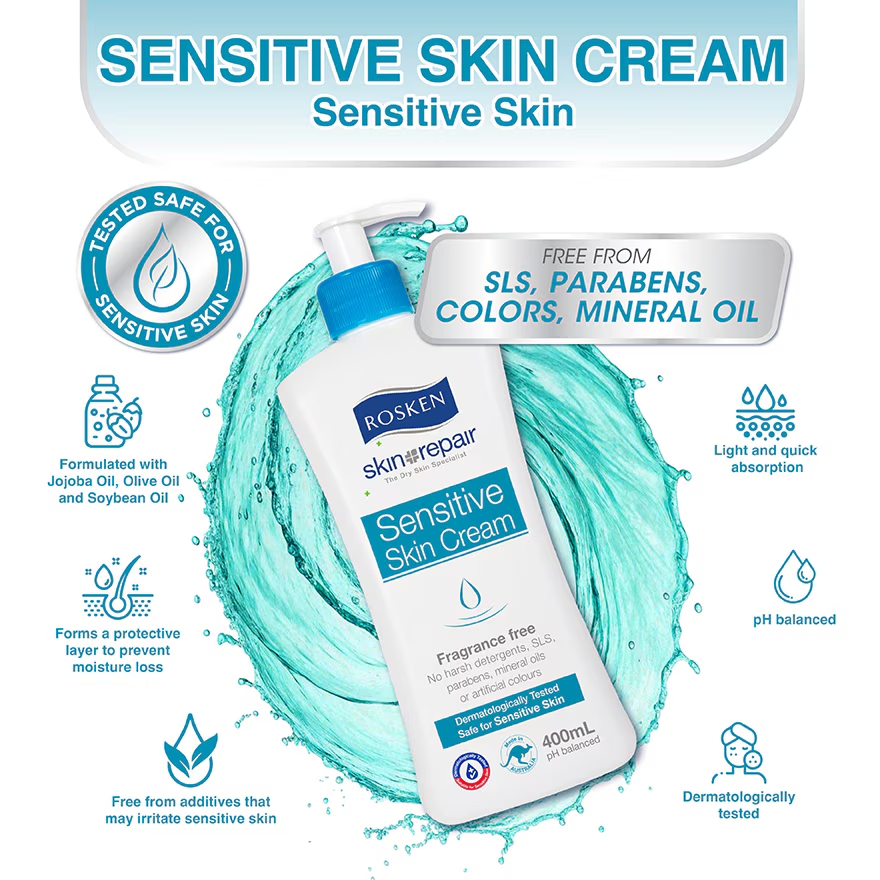 Sensitive Skin Cream 75ml Twinpack image