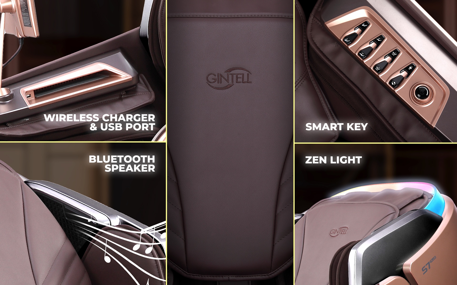 S7 Plus 2nd Gen 8-Hands Wellness Chair GT9987NC