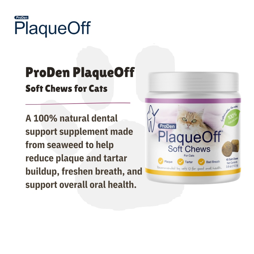 Proden PlaqueOff Cat Soft Chew 45's