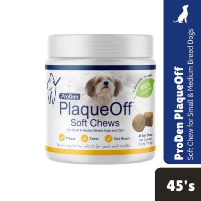 PRODEN - Proden PlaqueOff Dog Soft Chew 45's