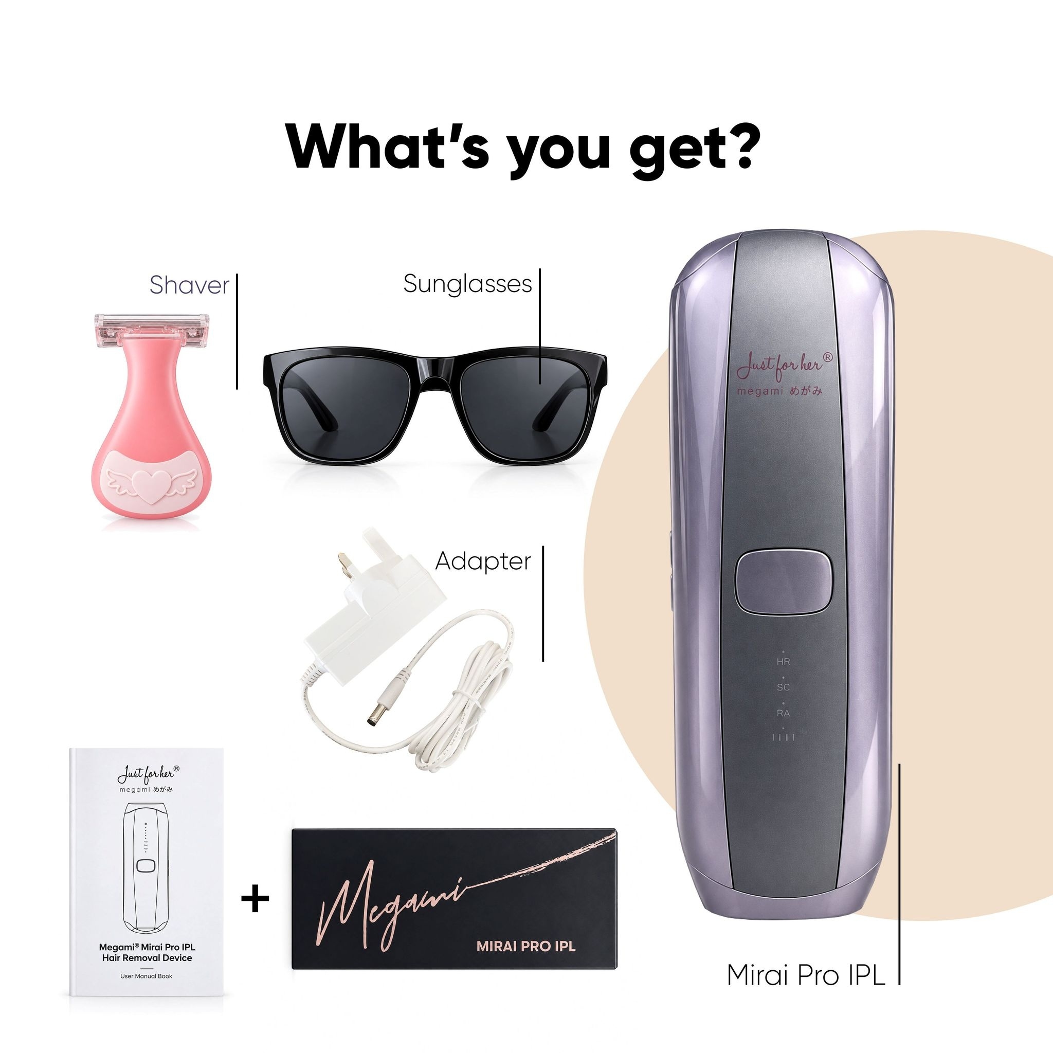 Megami Mirai Pro IPL Hair Removal Device image