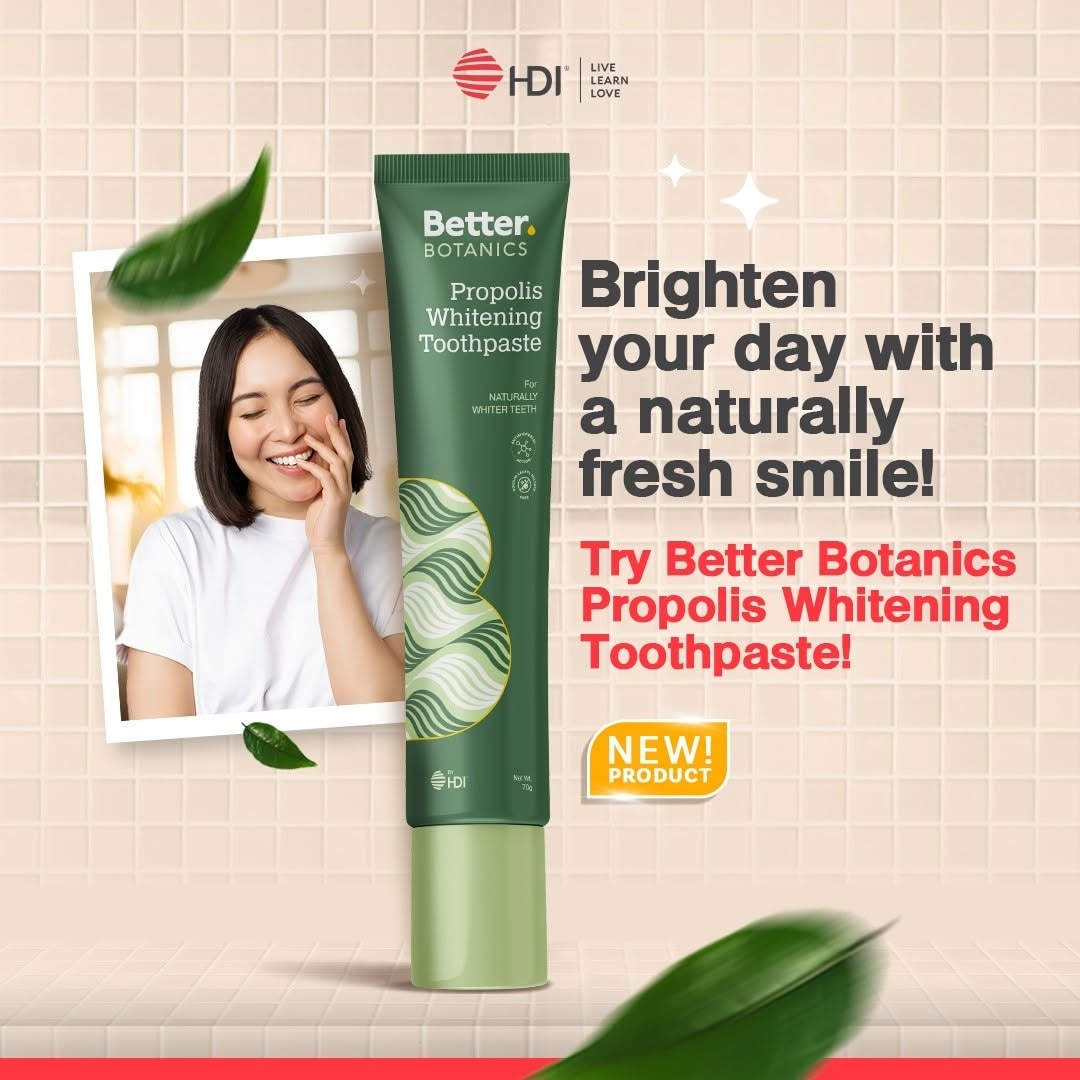Better Botanics™ Propolis Whitening Toothpaste - Gentle Cleansing and Long-lasting Freshness - 70g (1s)