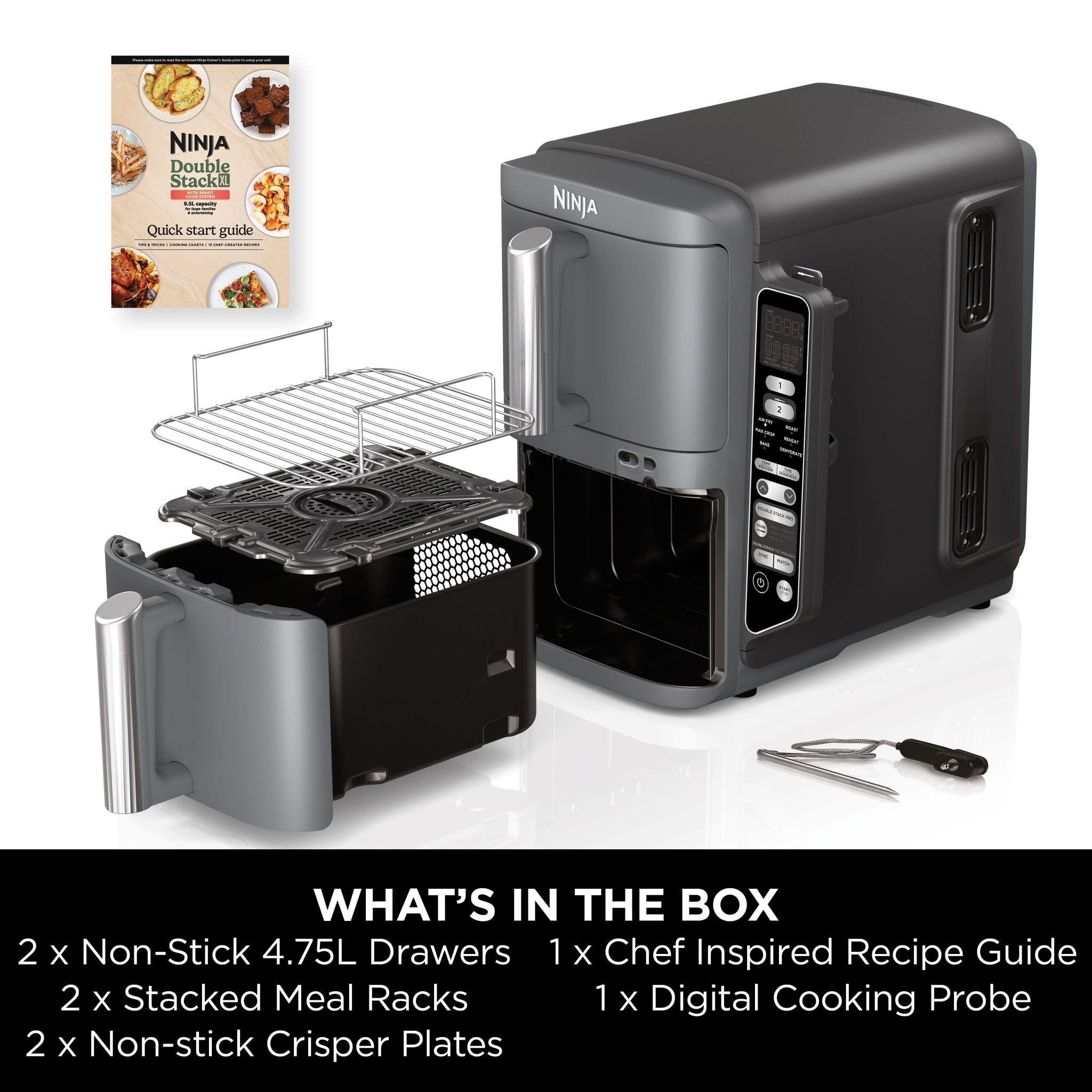 NINJA AIR FRYER DOUBLE STACK SL451SM