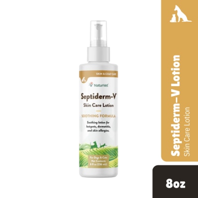 NATURVET - Septiderms V Skin Care Lotion 8Oz