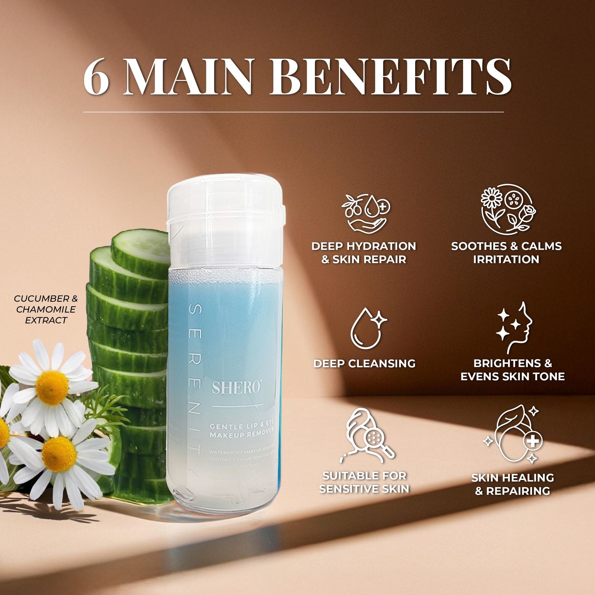 Shero Serenity Gentle Lip & Eye Makeup Remover