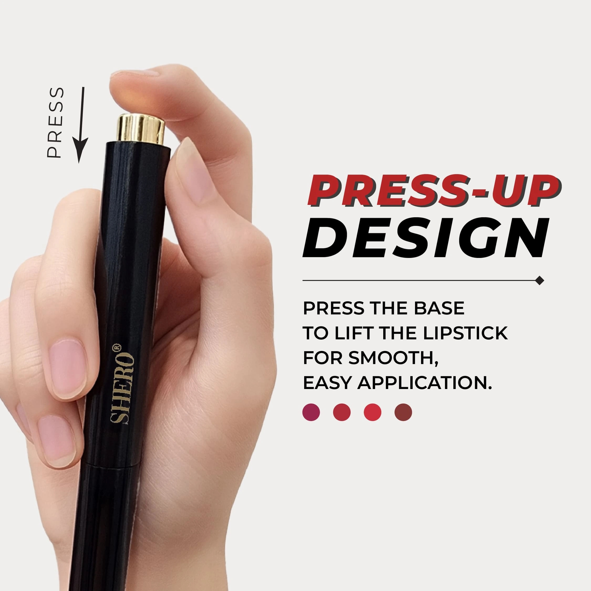 Shero Glossy Moist Kiss Lip Glow 03 Persimmon