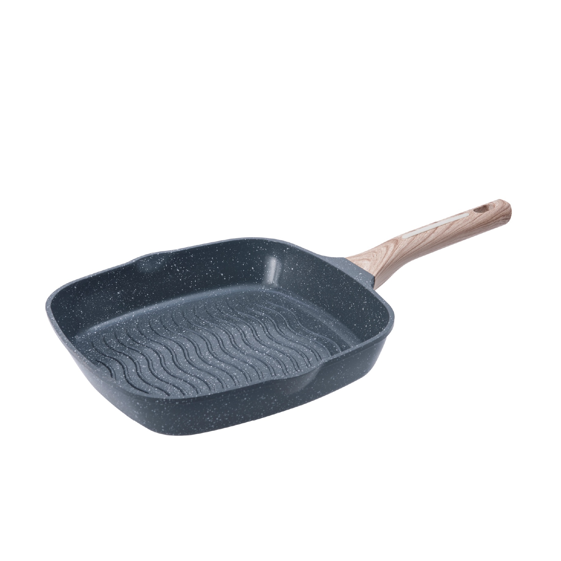 Shogun Granite Plus II Ceragan 28 x 28 x 5.3cm Grill Pan (Induction), 3.1L