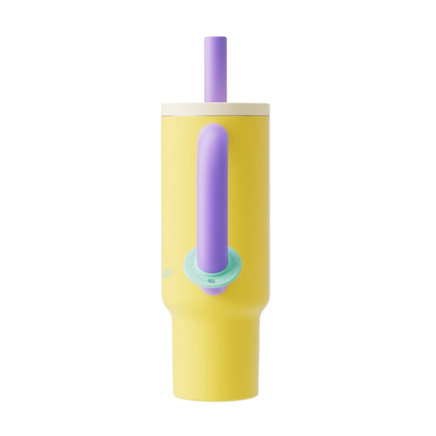 BaWang Cup Ceramic - Yellow Purple