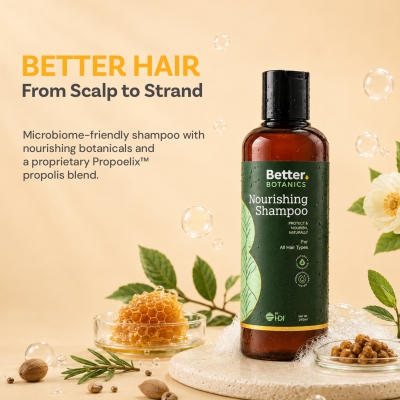HDI - Better Botanics™ Nourishing Shampoo - Targets Scalp Health While Strengthening Hair From the Roots - 240ml