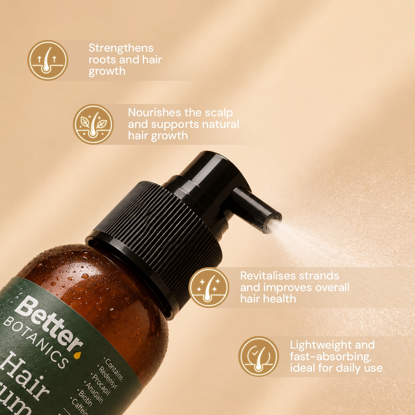 Better Botanics™ Hair Serum - Leave-on Care for Lasting Strength - 100ml