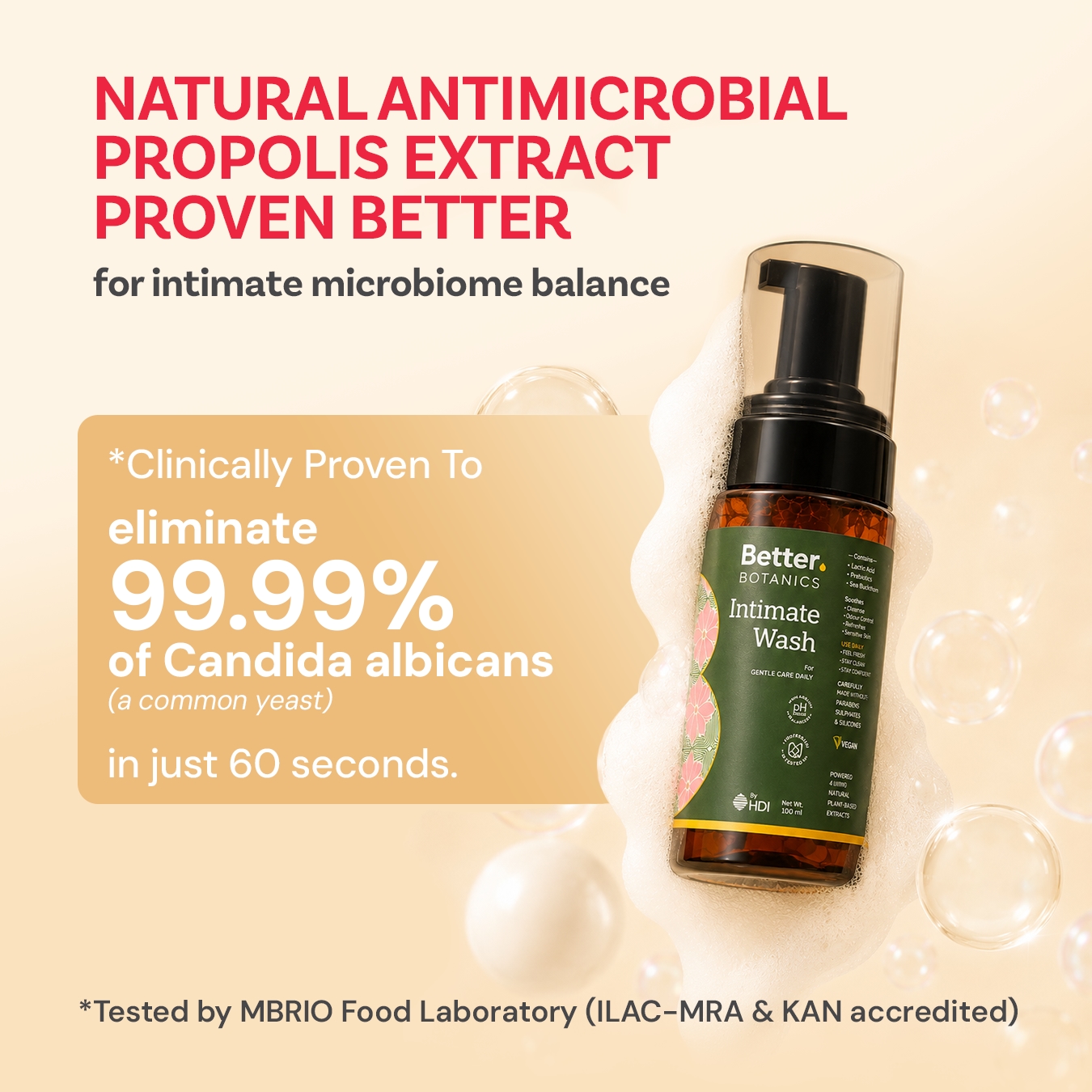 Better Botanics™ Intimate Wash - Long-Lasting Comfort - Freshness & Confidence - 100 ml