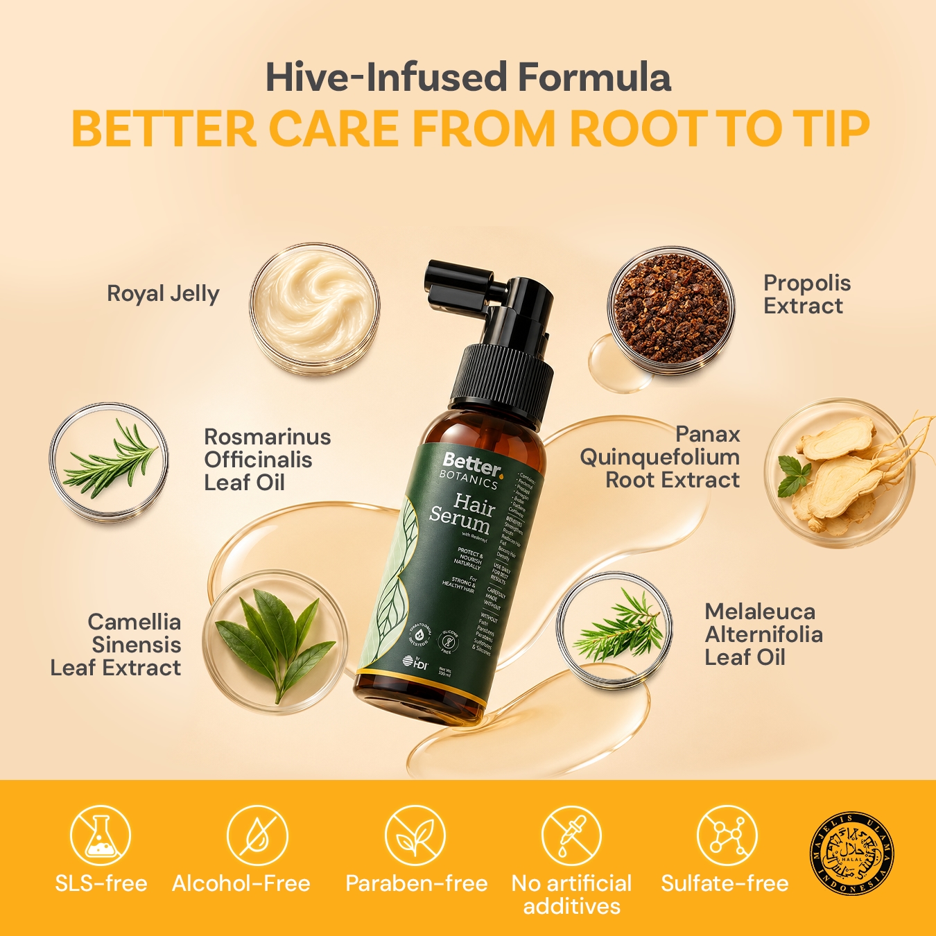 Better Botanics™ Hair Serum - Leave-on Care for Lasting Strength - 100ml