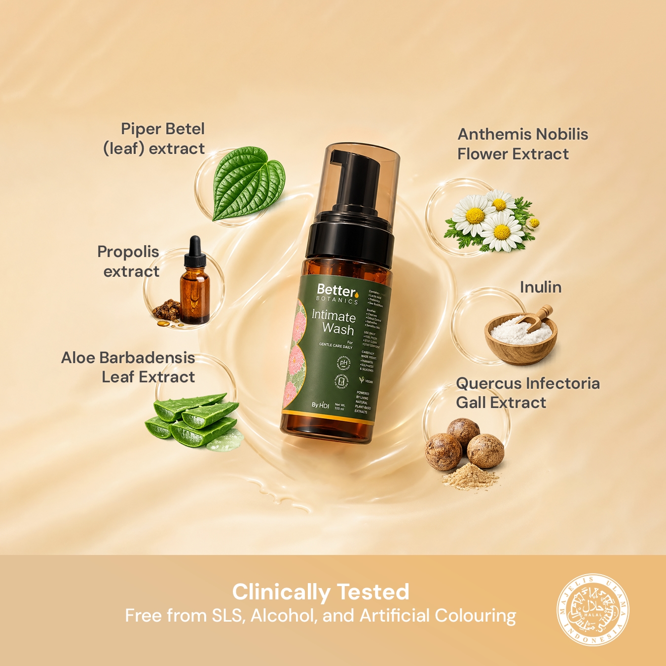 Better Botanics™ Intimate Wash - Long-Lasting Comfort - Freshness & Confidence - 100 ml