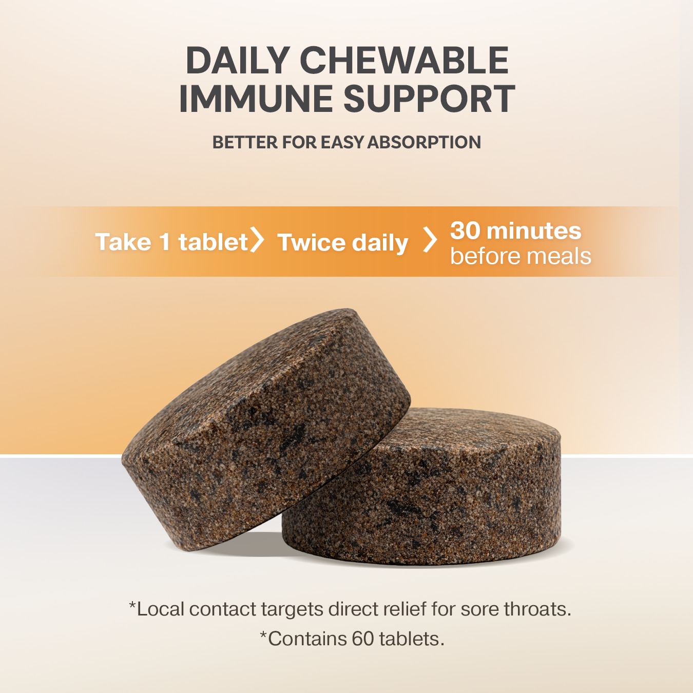 HDI Origins™ Bee Propolis Chewable - Supports Immune Health Body Natural Recovery - Imuniti - 60 Tab