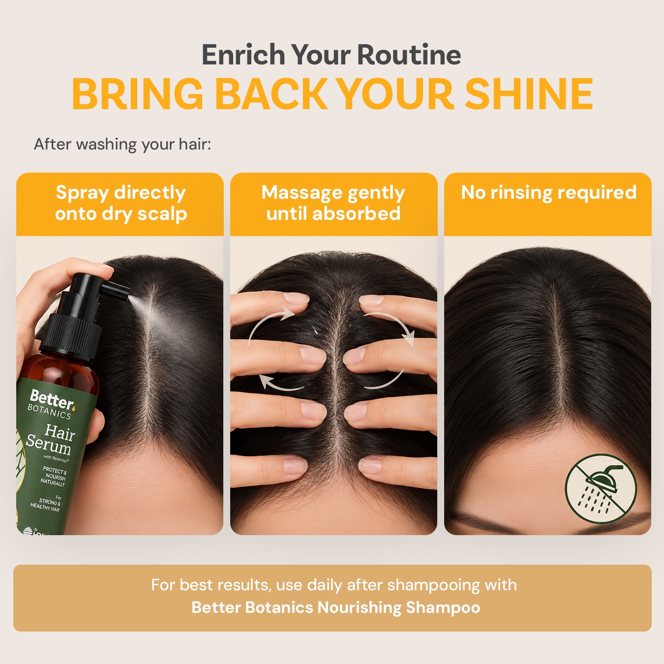 Better Botanics™ Hair Serum - Leave-on Care for Lasting Strength - 100ml