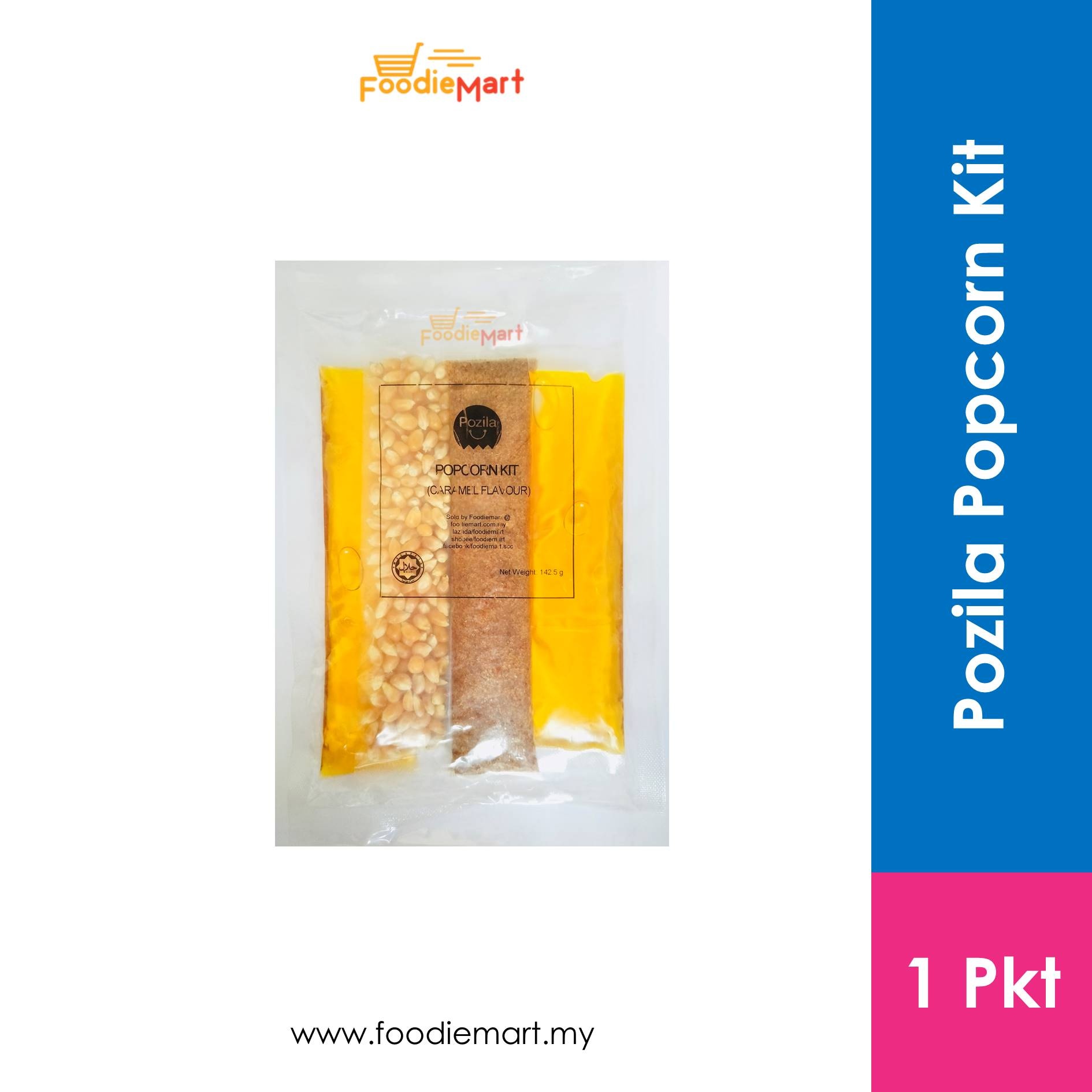 FOODIEMART Popcorn Kit - 1 Packet
