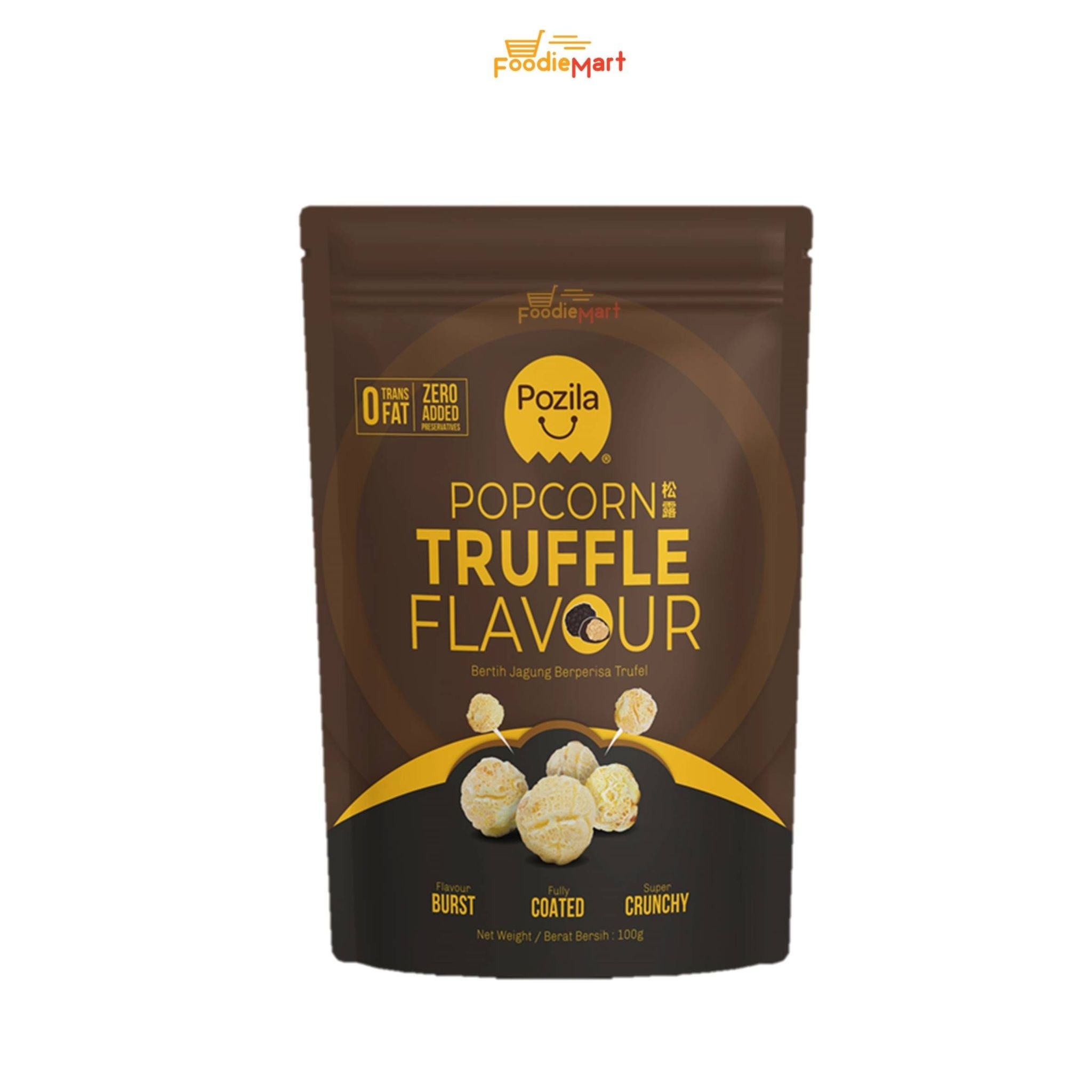 FOODIEMART Pozila Popcorn 100g - Truffle