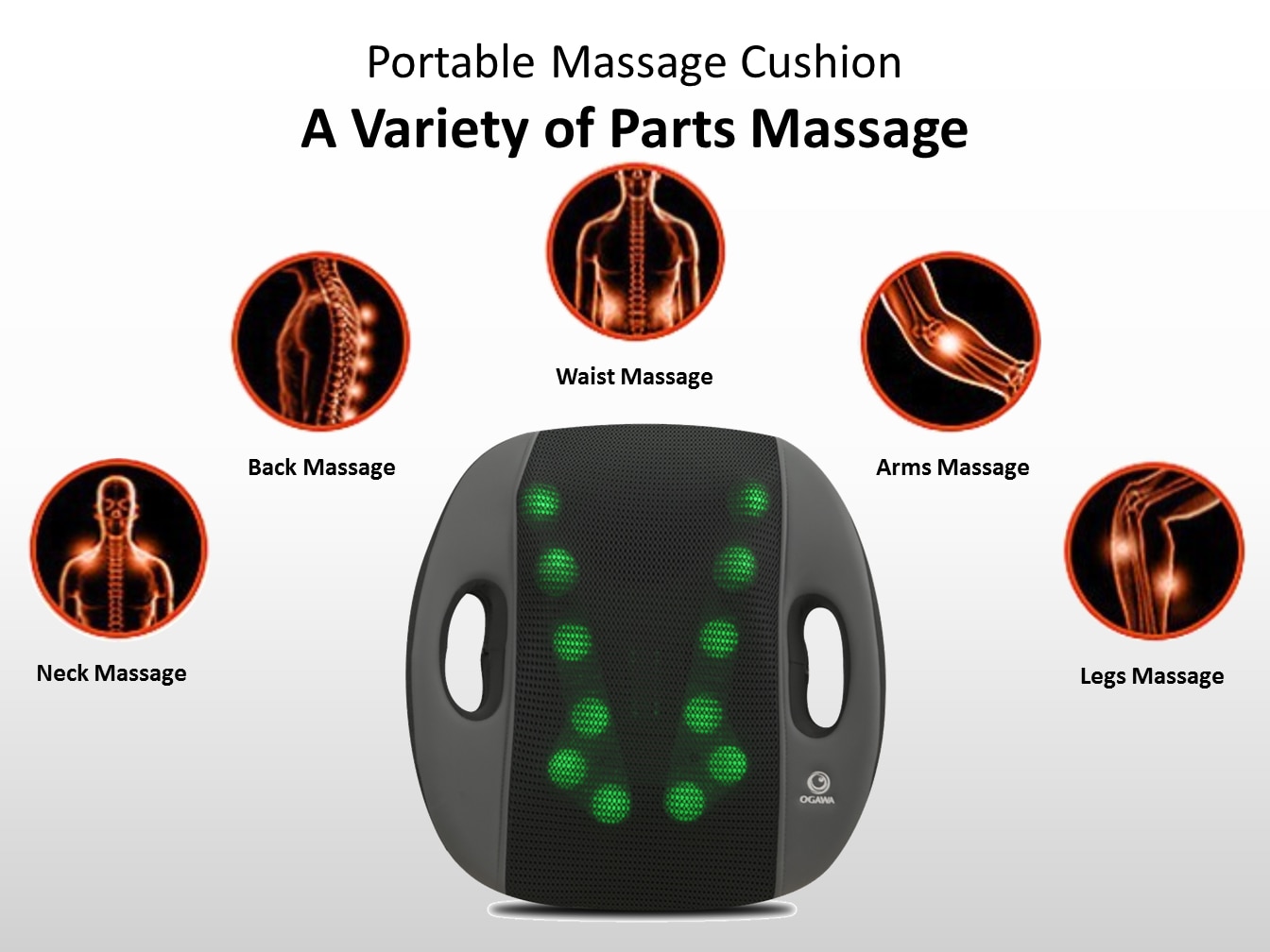 Ogawa iRelieve Portable Massage Cushion