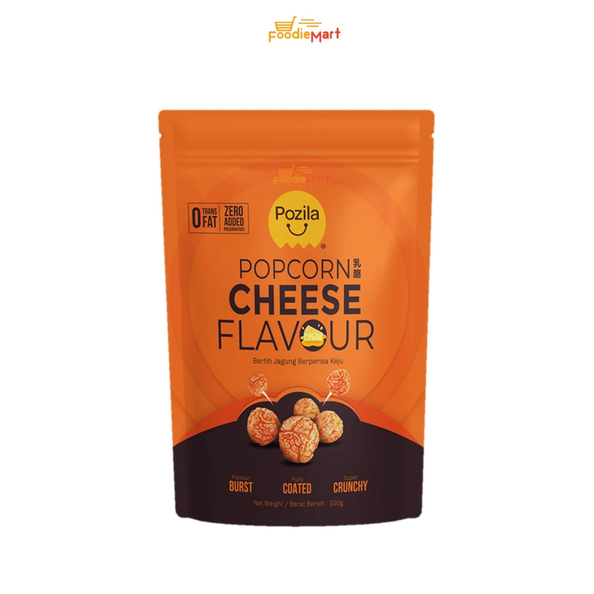 FOODIEMART Pozila Popcorn 100g - Cheese